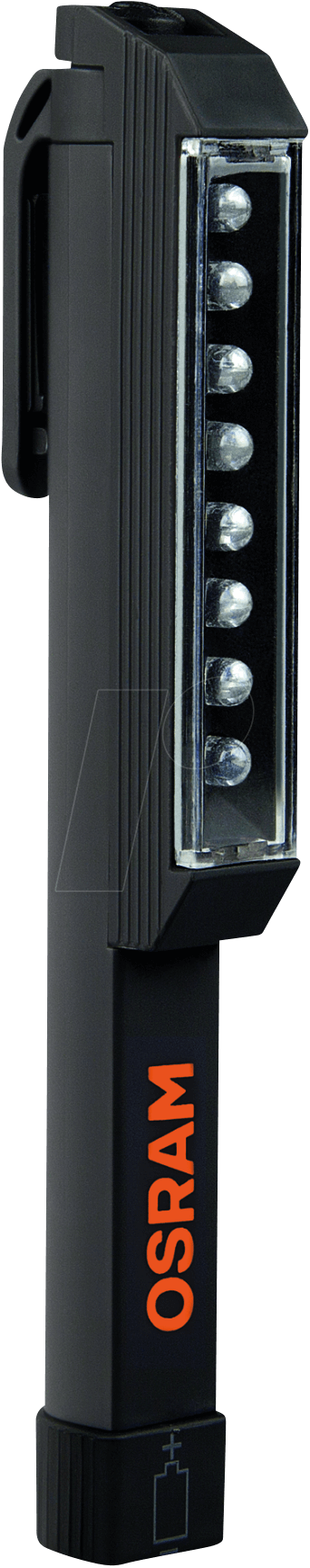 Ліхтар з ручкою Osram LEDIL203 7000К/80lm/4,6V/160 мм Чорний (4052899275607)