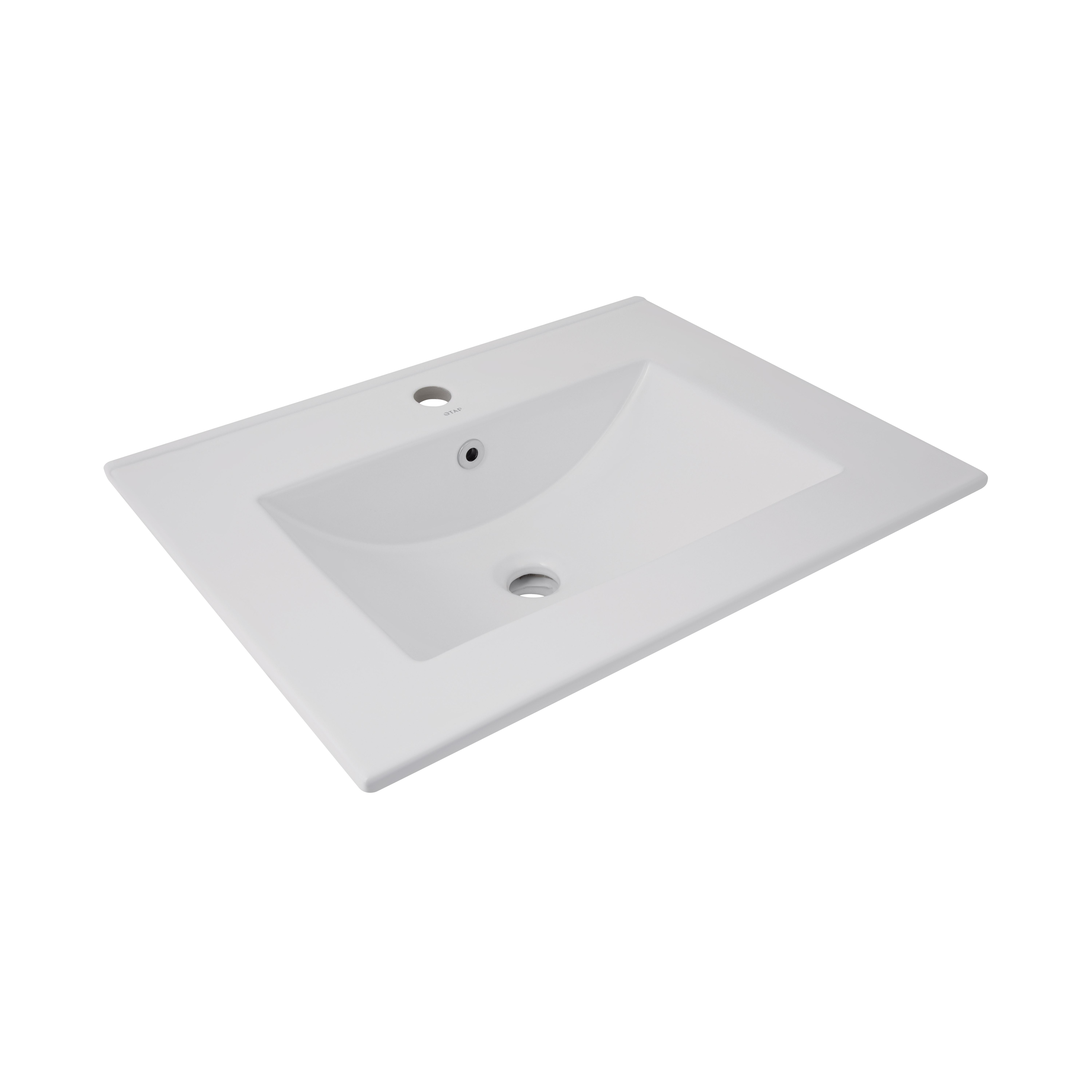 Раковина Qtap Albatross без донного клапана QT01113060CW1 620х460х180 мм White (32900113)