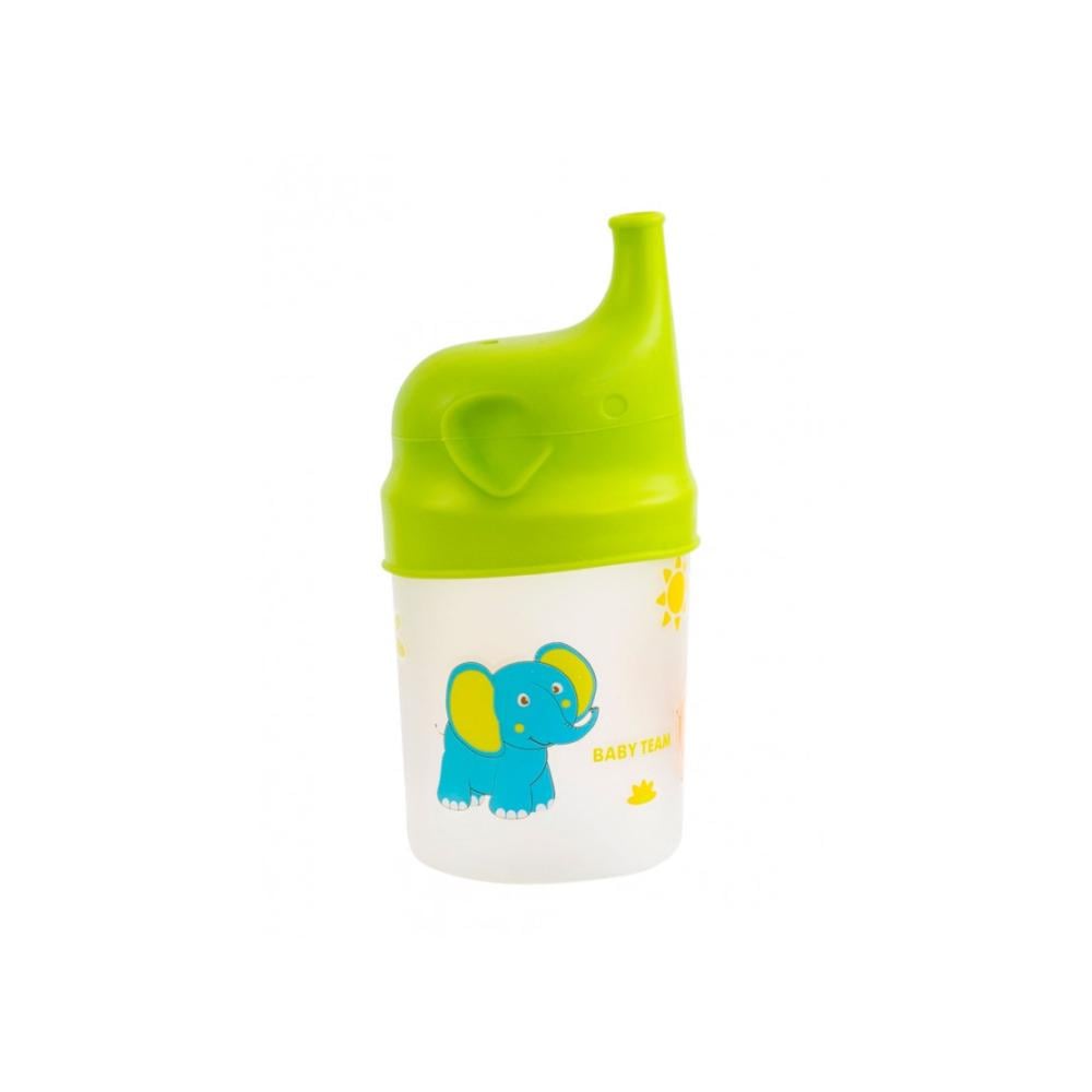 Поїльник Baby Team з силіконовою насадкою