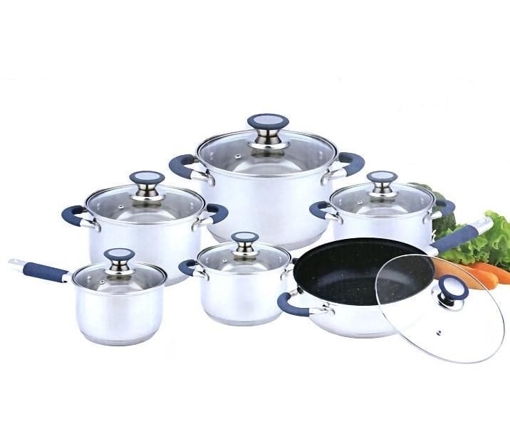 Набор кастрюль BN-193 нержавеющая сталь 12 пр. (9508493)