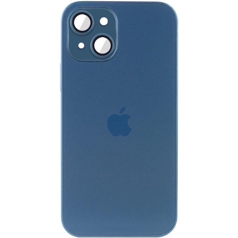 Протиударний Чохол TPU+Glass Sapphire matte case для Apple iPhone 14 (6.1") Navy Blue