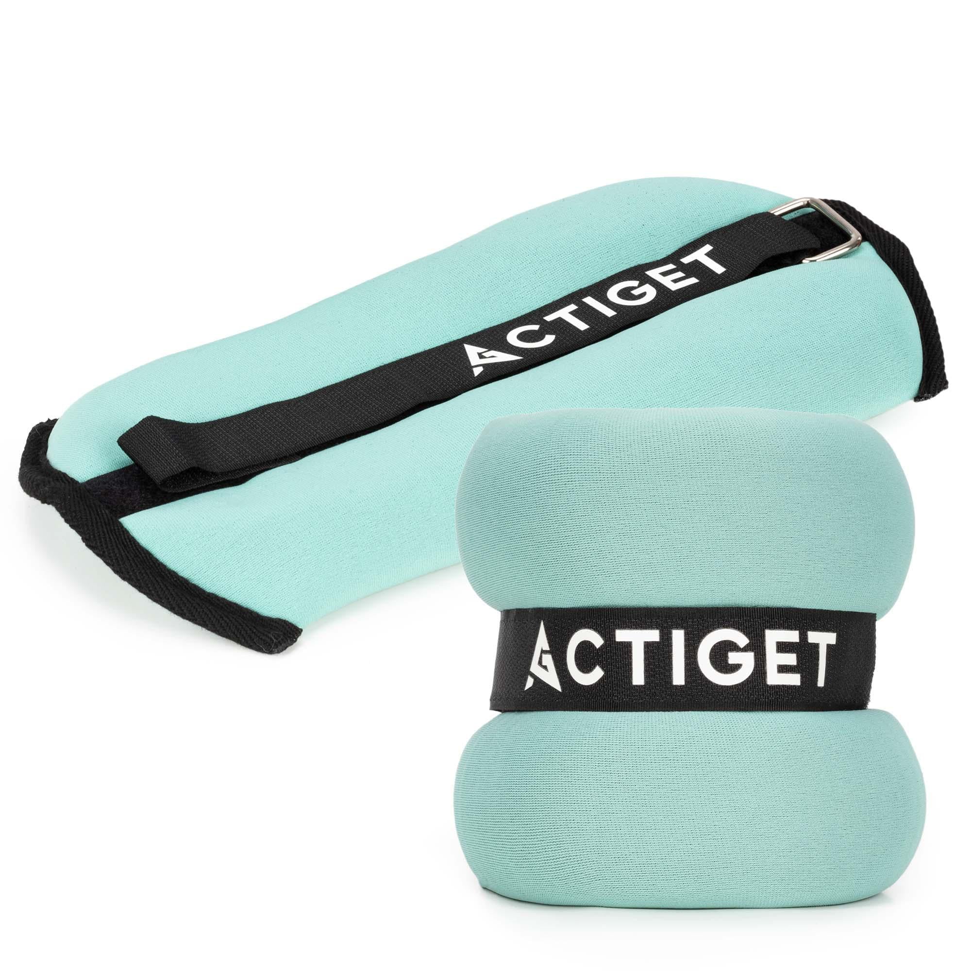 Утяжелители-манжеты для ног и рук Actiget ACT0129 2 шт. 1,5 кг Turquoise/Black