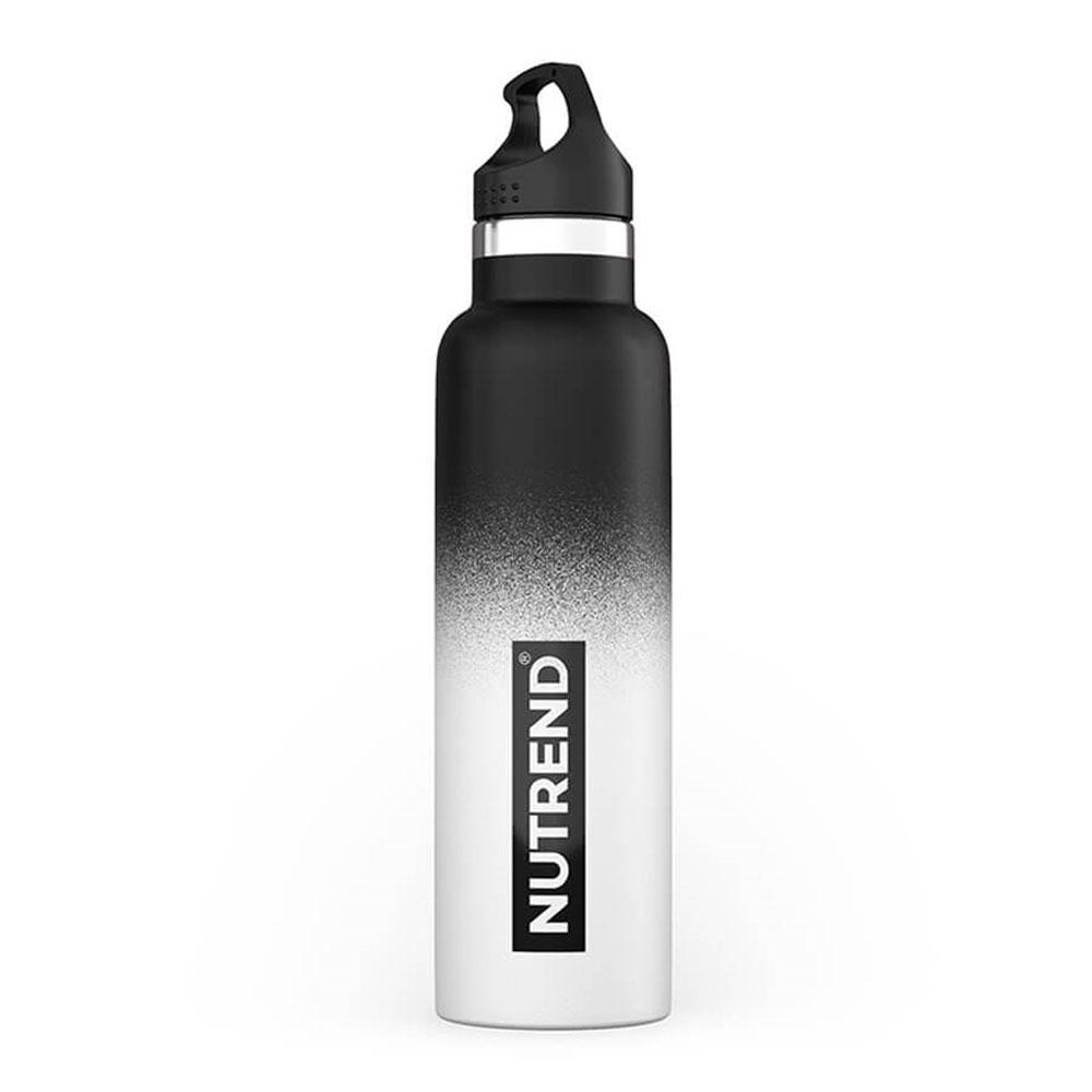 Бутылка Nutrend stainless steel bottle 2021 750 мл White/black