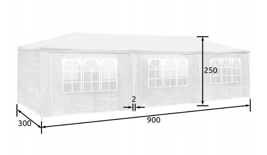 Павильон садовый Avko Garden 3х9 м Зеленый (23057980) - фото 8 Павильон садовый Avko Garden 3х9 м Зеленый (23057980) - фото 8