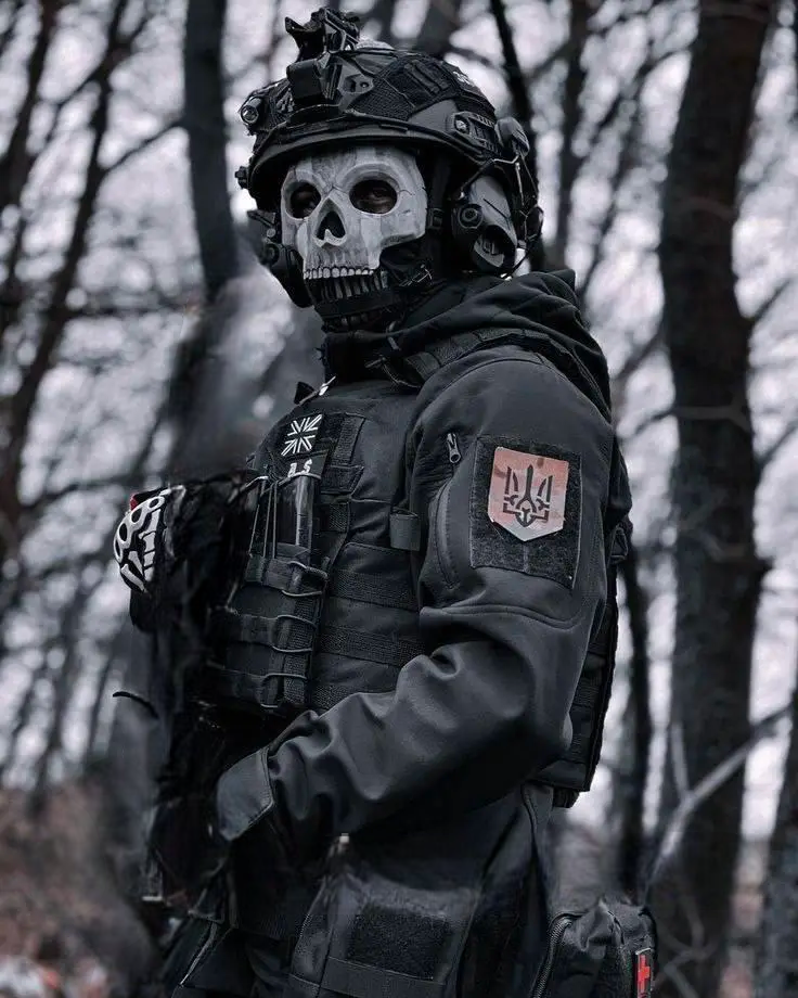 Маска череп для военных/байкеров Ghost Call of Duty (MK001003) - фото 3