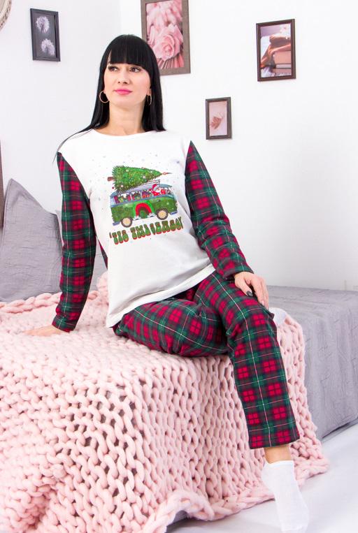 Пижама женская Носи свое Family look Ёлочка р. 46 (8249-2-v2)