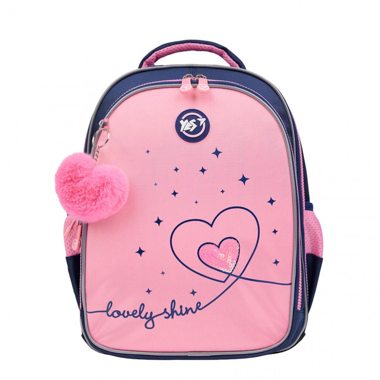 Рюкзак шкільний ортопедичний YES Bright Hearts S-111 (550105) - фото 3 Рюкзак шкільний ортопедичний YES Bright Hearts S-111 (550105) - фото 3