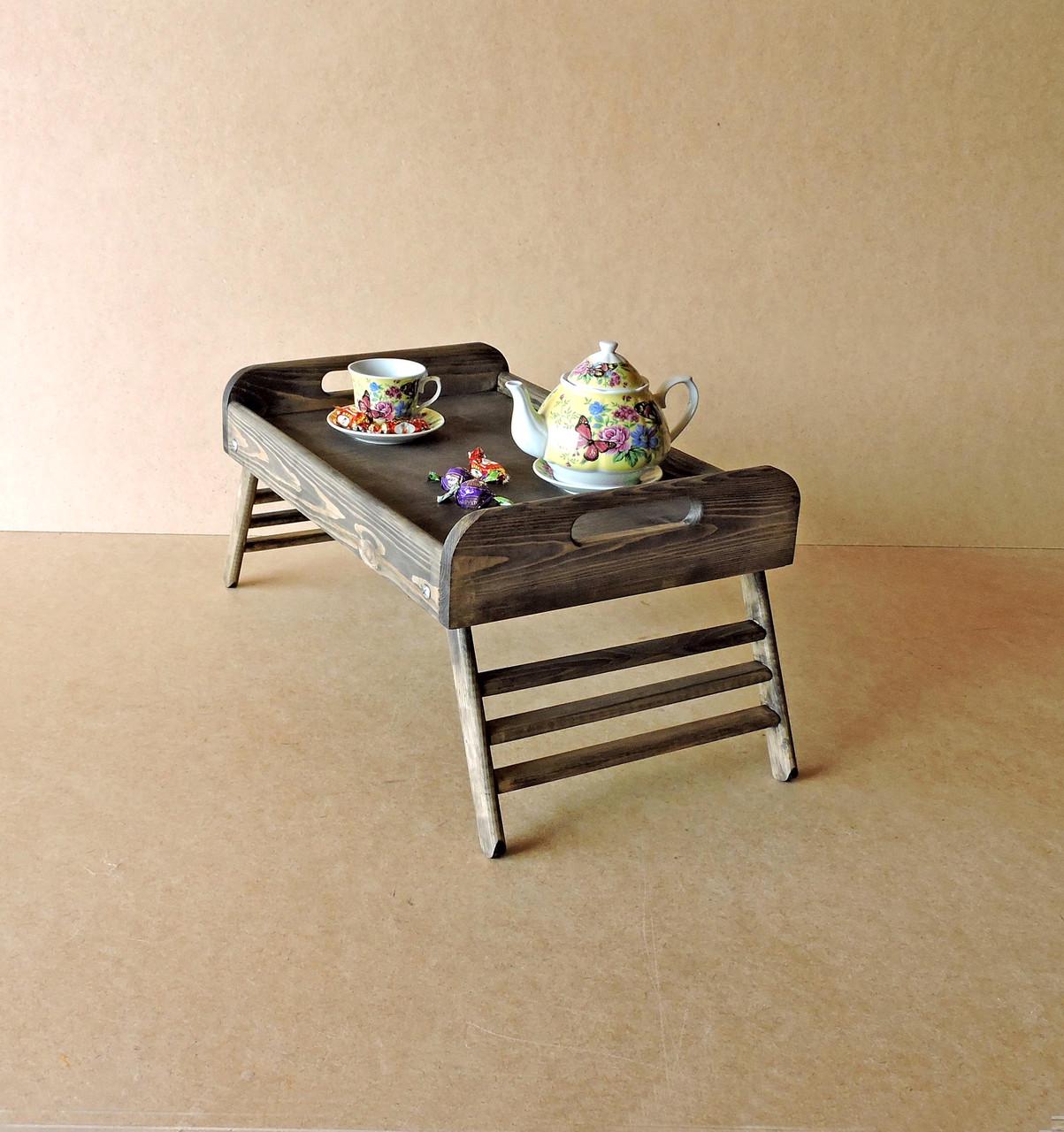 Столик-поднос для завтрака из дерева Вермонт Морион (СТП-000711)