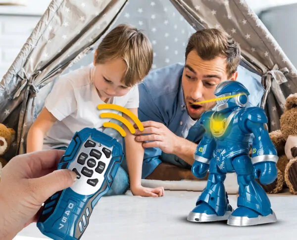 Интерактивный танцующий робот Dancing Robot на пульте управления Голубой (ROB62125) - фото 7