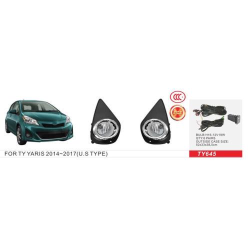 Фара додаткова Toyota Yaris 2014-17/TY-645A/H11-12V 55W (743962-2392f)