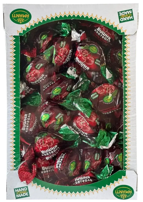 Конфеты Вишня коктейль Amanti 1 кг Конфеты Вишня коктейль Amanti 1 кг