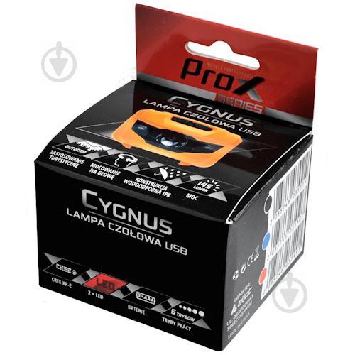 Фара налобна ProX Cygnus 3Led 3xAAA Чорний (a-O-b-p-0354) - фото 2