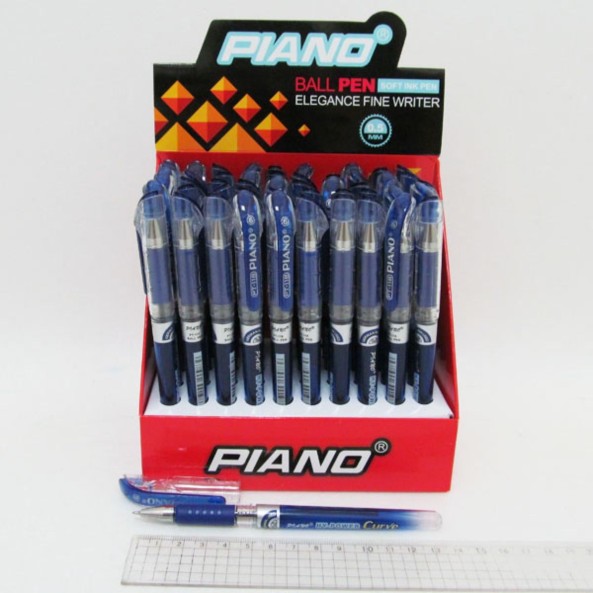 Ручка масляна Piano 50 шт. в уп. 118pt Синій (MTT-94383)