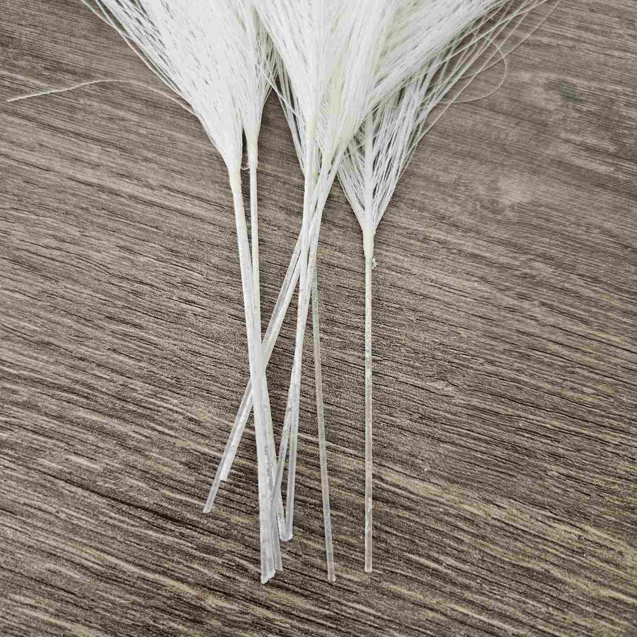 Трава штучна пампасна Букет 10 гілок Білий (2033863750) - фото 6