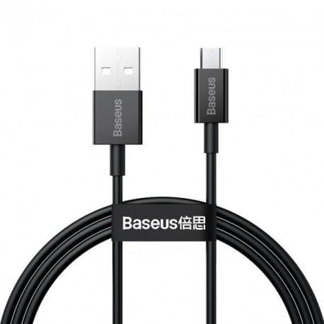 Кабель BASEUS Superior Series Fast Charging Data Cable USB to Micro USB 2A 1 м Black (CAMYS-01)