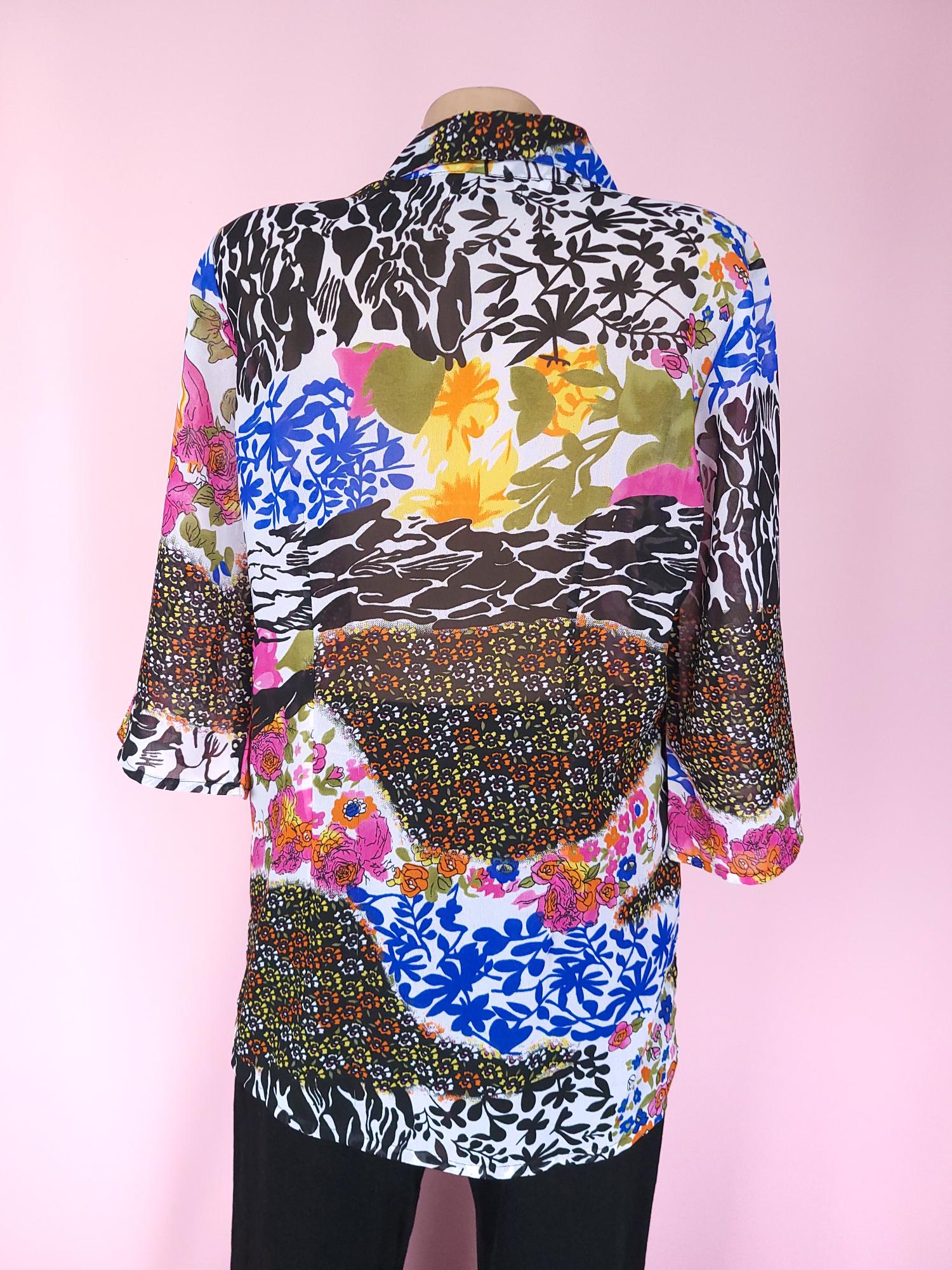 Блузка жіноча ambria selection 12215 XL Різнокольоровий (48) - фото 6