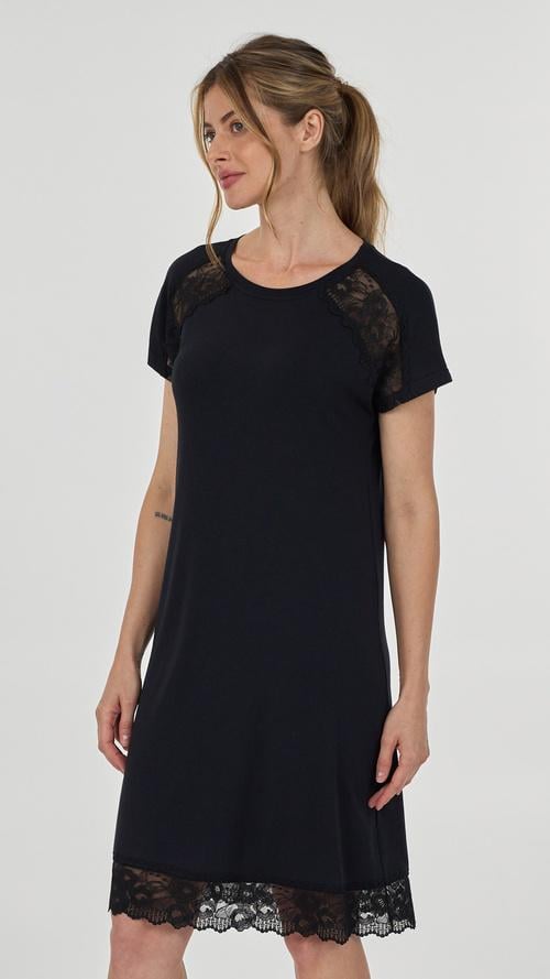 Рубашка женская Ellen Anneti ldm 120/25/01 M Черный