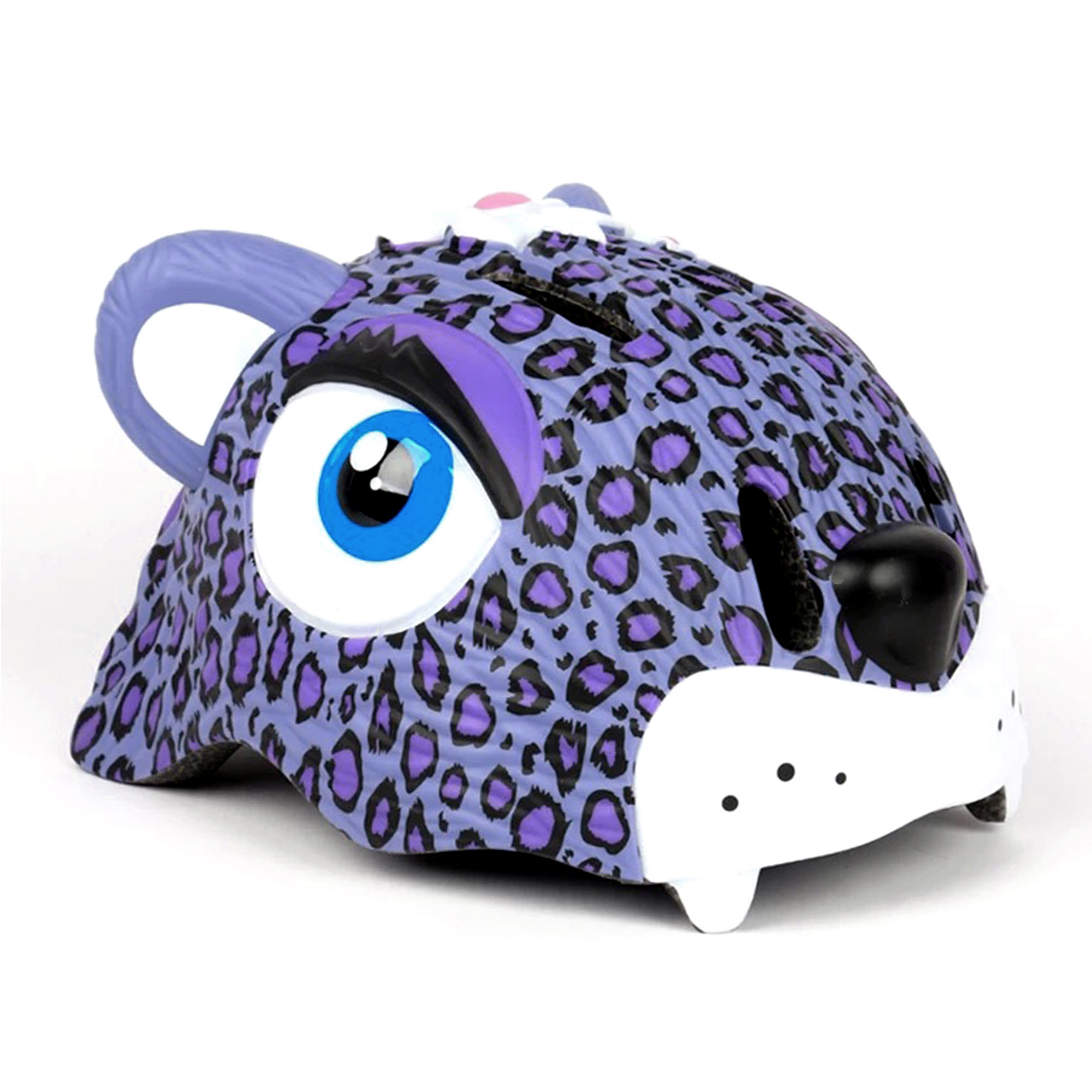 Шлем детский Crazy Safety Purple Leopard S (100302-01)