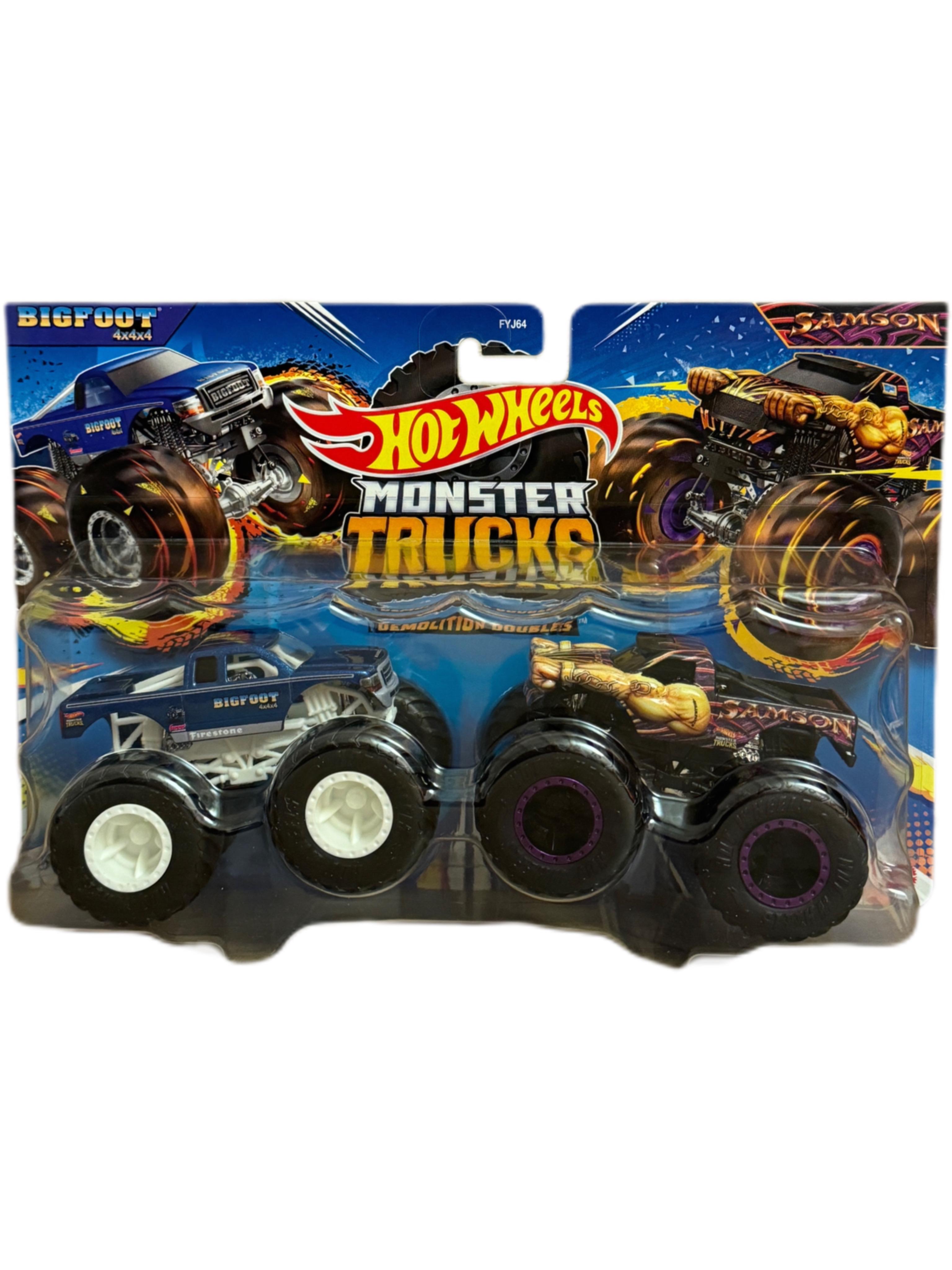 Набір машинок Hot Wheels Monster Trucks Demolition Doubles Bigfoot Vs Samson (15013089)