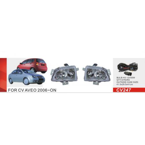 Фари додаткові для Chevrolet Aveo Hatchback 2002-08 CV-247 H3 12 V 55 W (38185)