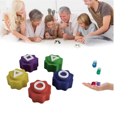 Настольная игра Гонги Игра в кальмара кубики Gonggi в кейсе - фото 4