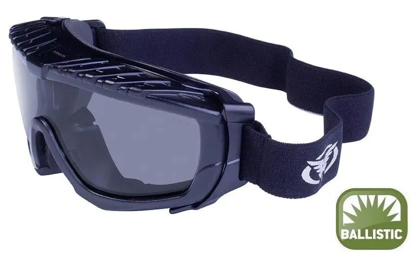 Окуляри захисні Global Vision Ballistech-1 Anti-Fog із ущільнювачем Сірий - фото 3
