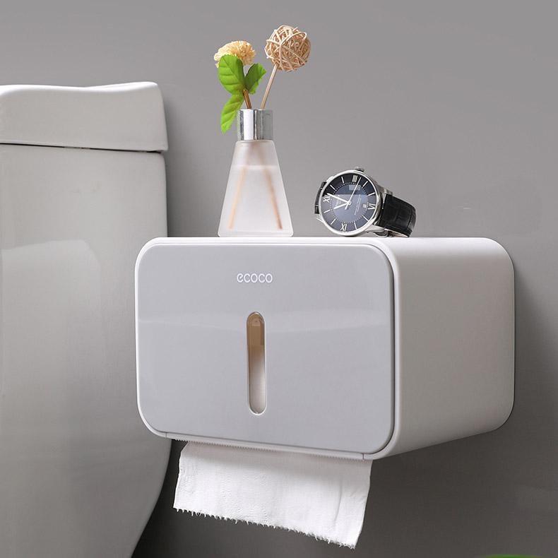 Тримач-бокс для туалетного паперу ECOCO E1903 Gray - фото 6