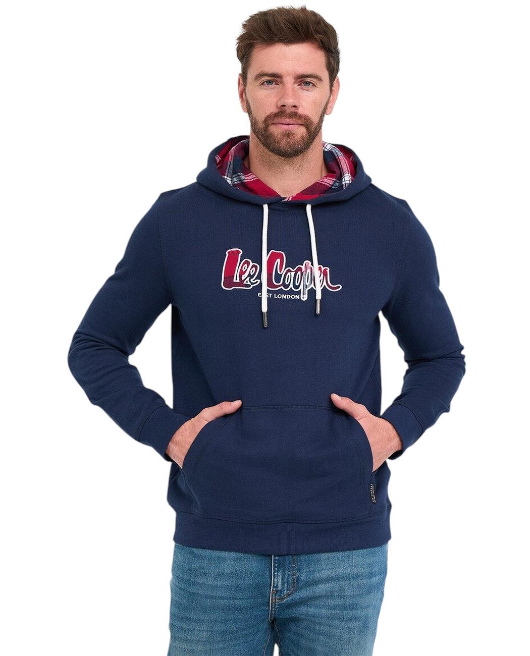 Худі чоловіче Lee Cooper 10395424.021 XXL Темно-синій (5942723130952)