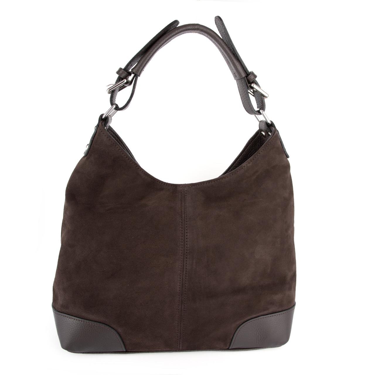 Сумка-шопер жіноча Virginia Conti 03735 замшева Шоколадний (2736661867) Сумка-шопер жіноча Virginia Conti 03735 замшева Шоколадний (2736661867)