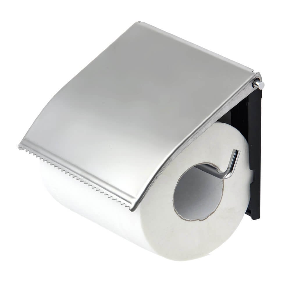 Держатель для туалетной бумаги настенный металлический 58-210Br
