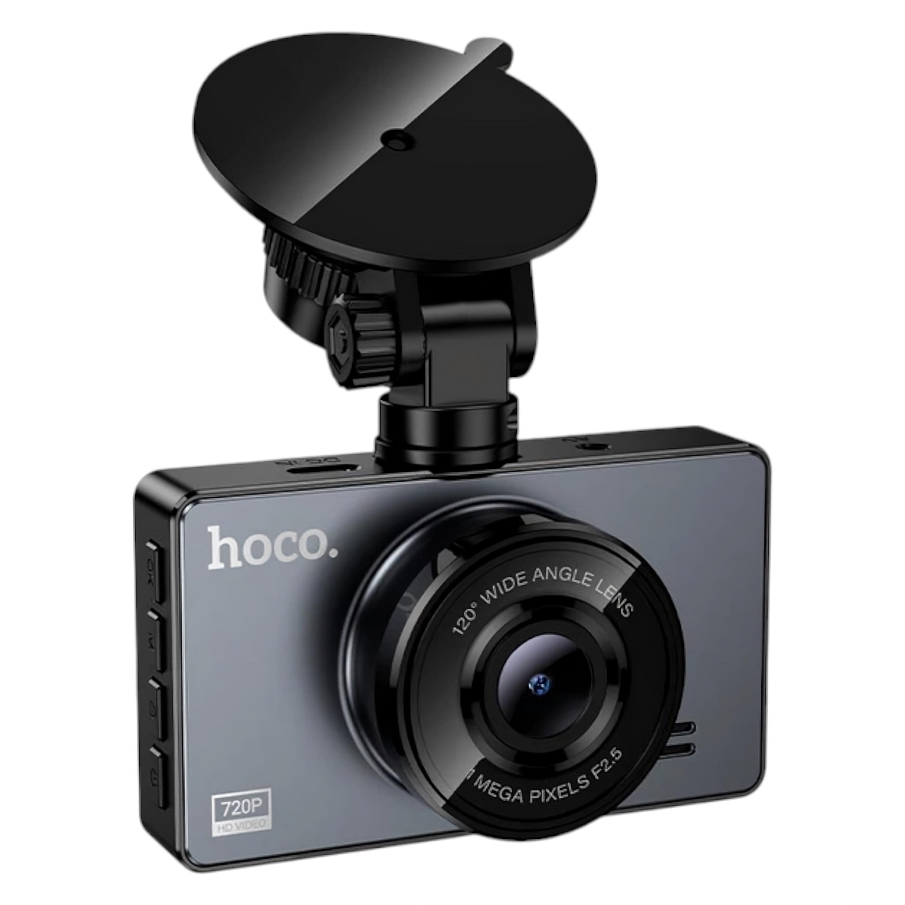 Відеореєстратор автомобільний Hoco DV14 HD 720p IPS 3" 120° Чорний (30827533) Відеореєстратор автомобільний Hoco DV14 HD 720p IPS 3" 120° Чорний (30827533)