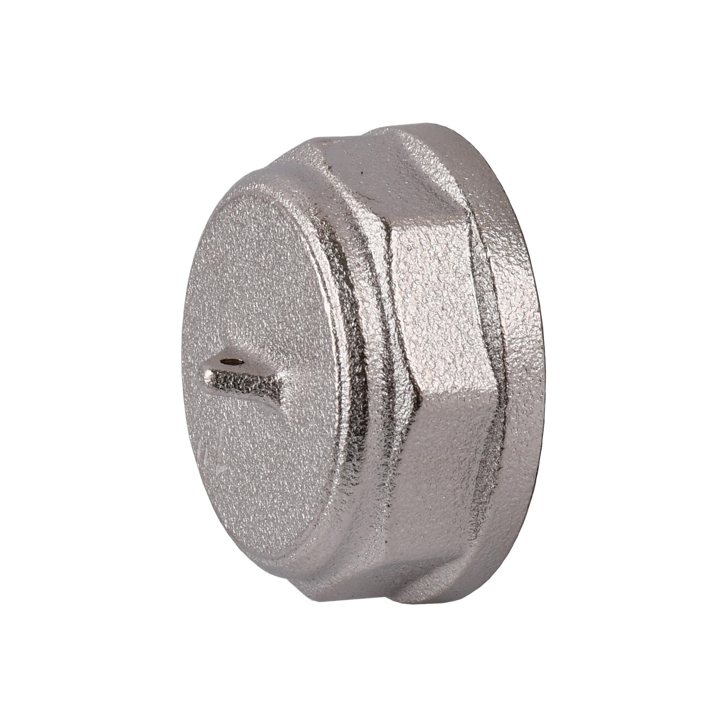 Заглушка никелированная Optimum 1"В под пломбу NC501P (000030761) Заглушка никелированная Optimum 1"В под пломбу NC501P (000030761)