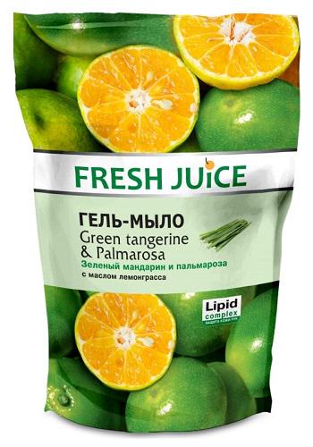 Мило рідке Fresh Juice дой-пак Зелений мандарин та пальмароза дой-пак 460 мл