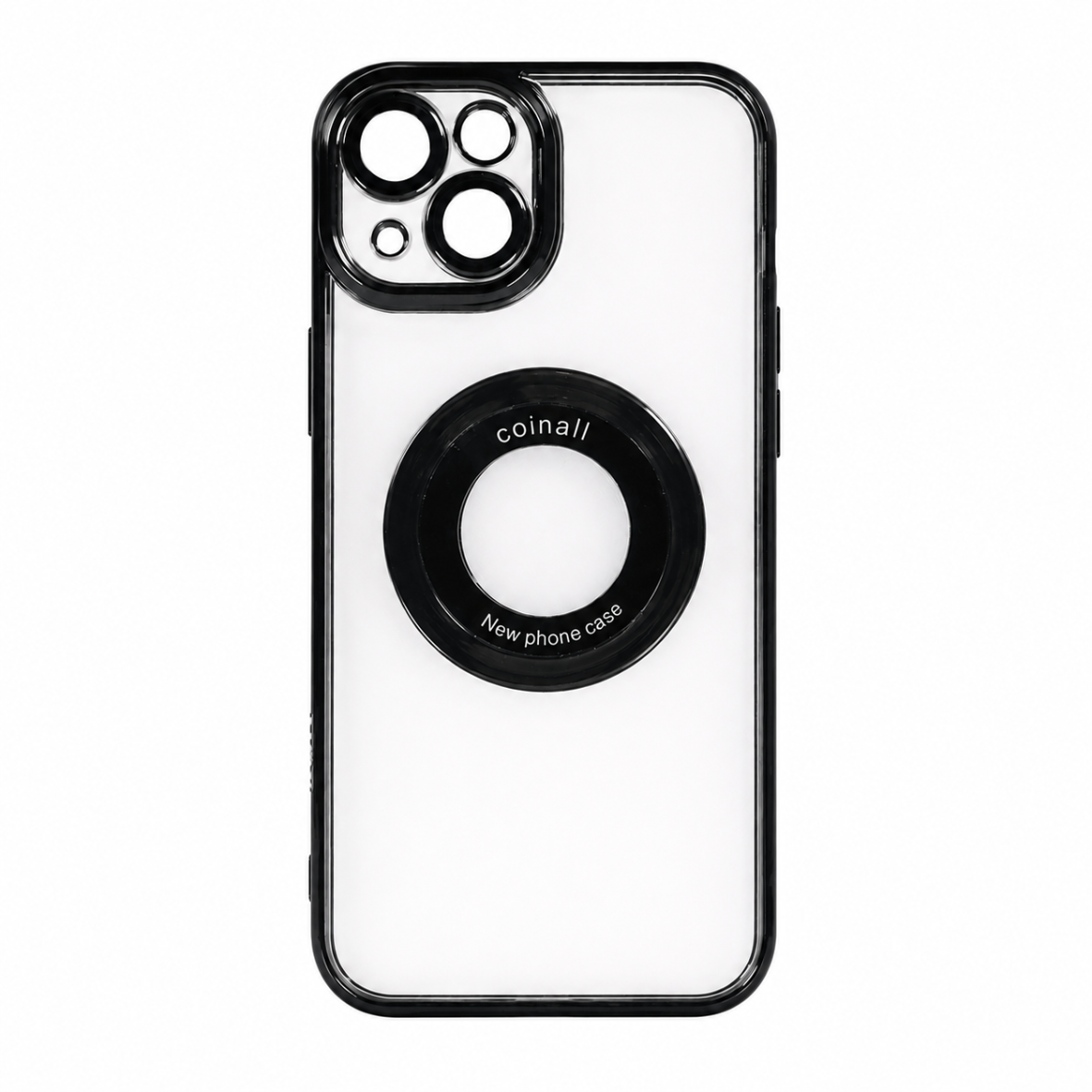Магнитный чехол XON PhoneCase Magnetic для iPhone 14 (PCMC1114100B 7911) Черный/Прозрачный