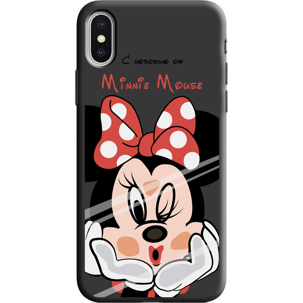 Чехол Boxface iPhone X Lady M Черный силикон (32139-cc59-38046)