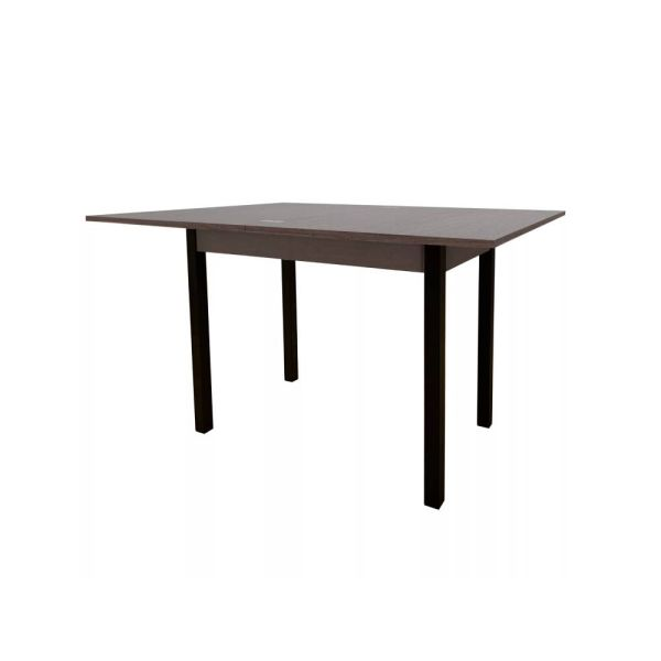 Стол-трансформер обеденный ART IN HEAD Lunch ЛДСП раскладной 90/30х60/30 см Венге/Черный (TB19050000030) - фото 2 Стол-трансформер обеденный ART IN HEAD Lunch ЛДСП раскладной 90/30х60/30 см Венге/Черный (TB19050000030) - фото 2