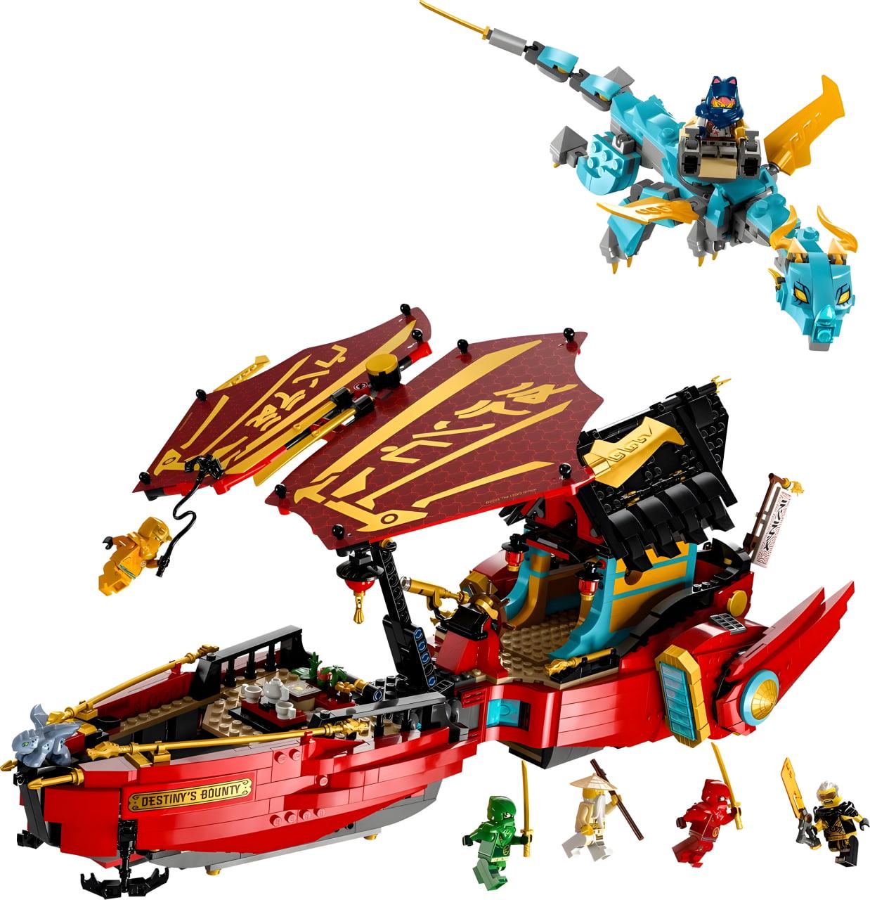 Конструктор Ninjago Дар долі - гонки за часом 1739 деталей (11096)