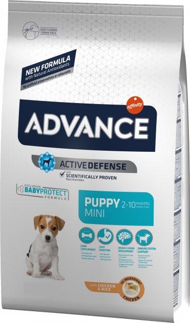 Корм сухой для щенков Advance Dog mini Puppy Chicken & Rice 7 кг (965796)