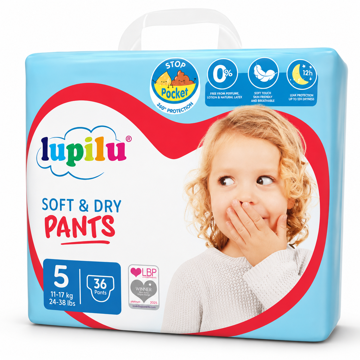 Подгузники-трусики Lupilu soft&dry pants 11-17 кг 36 шт. (3078579633)