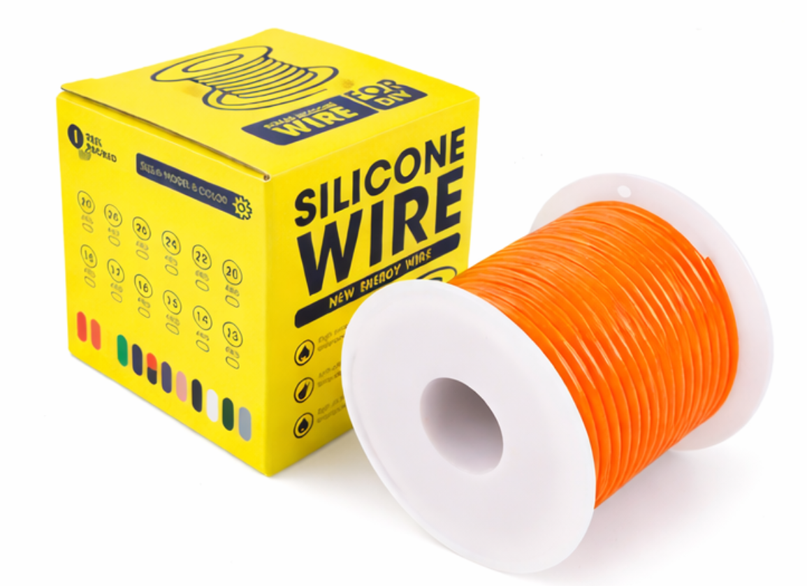 Кабель 28AWG 50 м силиконовый 0,08 мм2 медь луженая изоляция силиконовый многожильный Оранжевый Кабель 28AWG 50 м силиконовый 0,08 мм2 медь луженая изоляция силиконовый многожильный Оранжевый