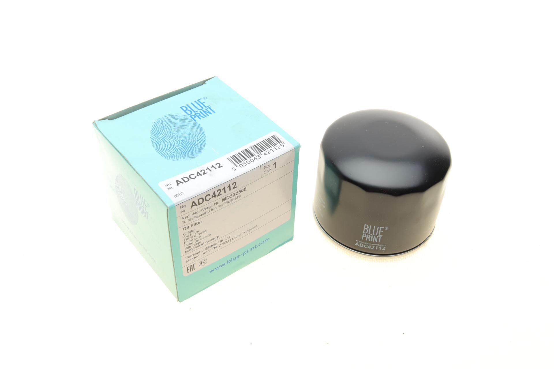 Фильтр масляный BLUE PRINT для Mitsubishi Carisma/Colt/Galant/Lancer 1,6-2,4 96- (ADC42112)