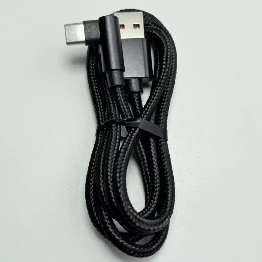 Кабель USB Android Type C 2.4 A 1 м Черный (914868053) - фото 2