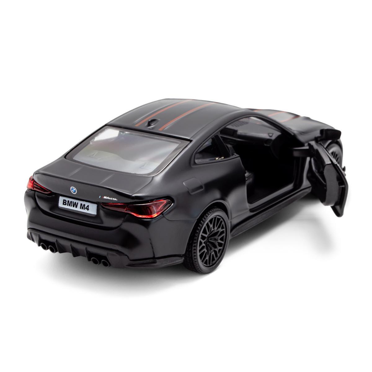 Автомодель игрушечная детская BMW M4 CSL 2023 Черный - фото 2