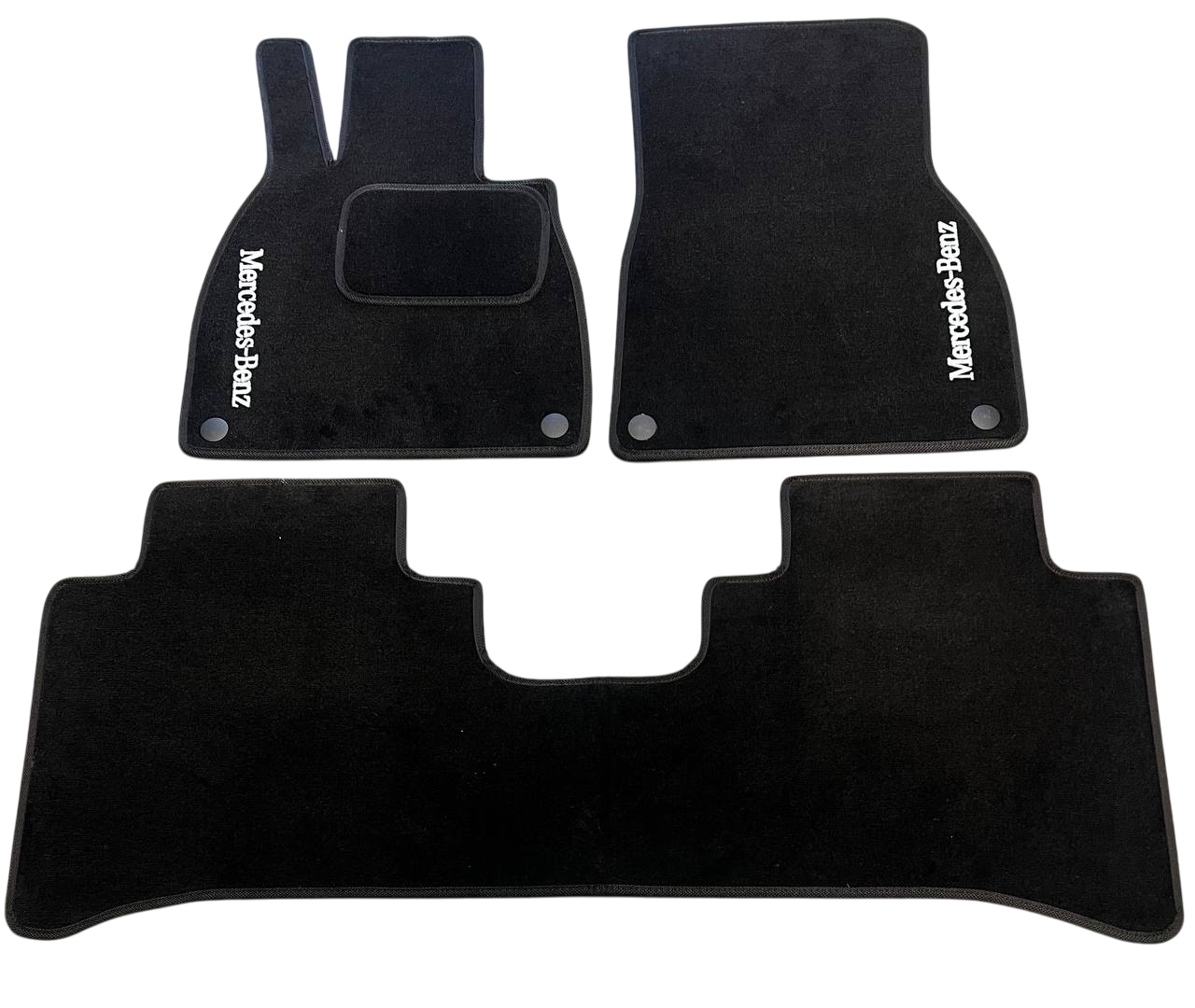 Коврики в салон ворсовые для Mercedes EQS V297 2021- 5 шт. Черный (27326645)