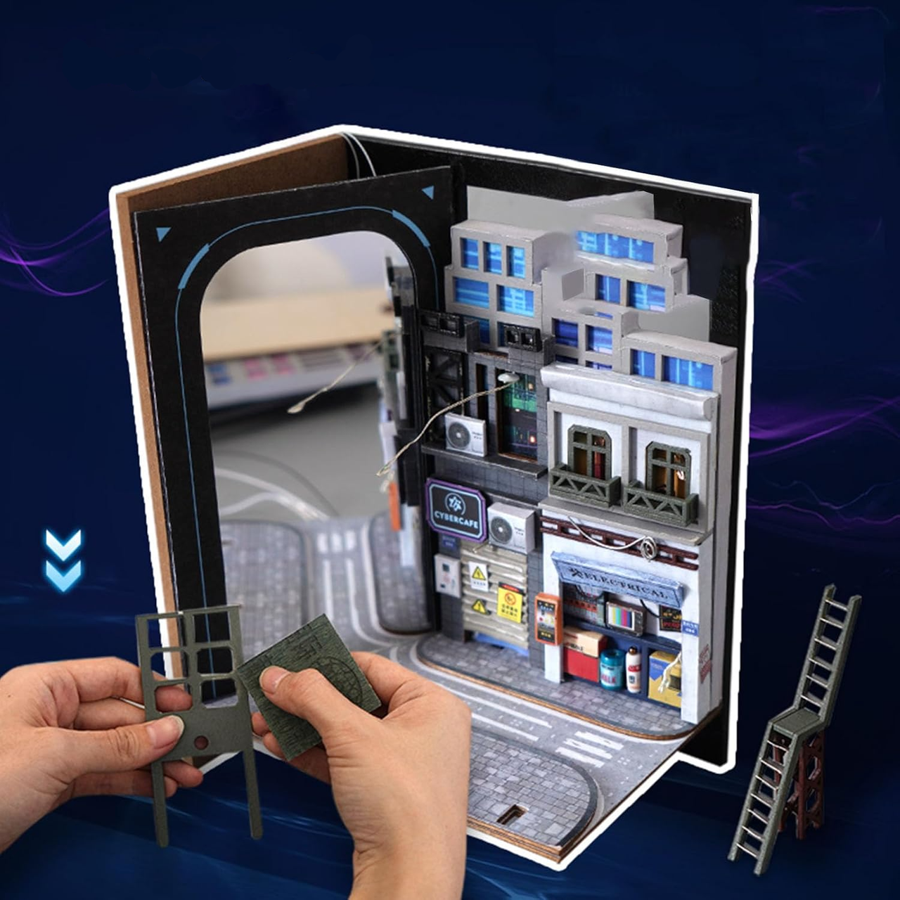 Румбокс 3D Кіберпанк з підсвічуванням (2526388916) - фото 7 Румбокс 3D Кіберпанк з підсвічуванням (2526388916) - фото 7