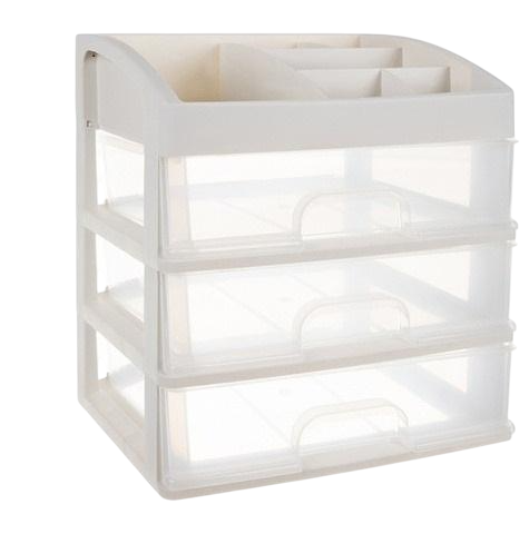 Органайзер универсальный для косметики с ящиками Прозрачный