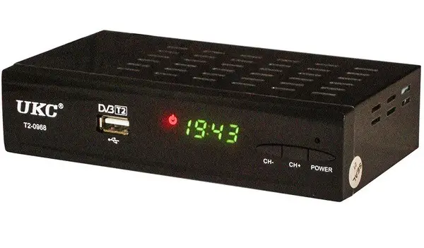 Ресивер цифровой DVB-T2 UKC 0968 с поддержкой Wi-Fi адаптера (24213322) - фото 4