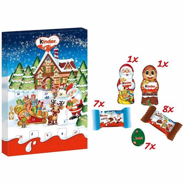 Адвент-Календар Kinder Mini Mix Advent Calendar 150 г (21999678) - фото 3