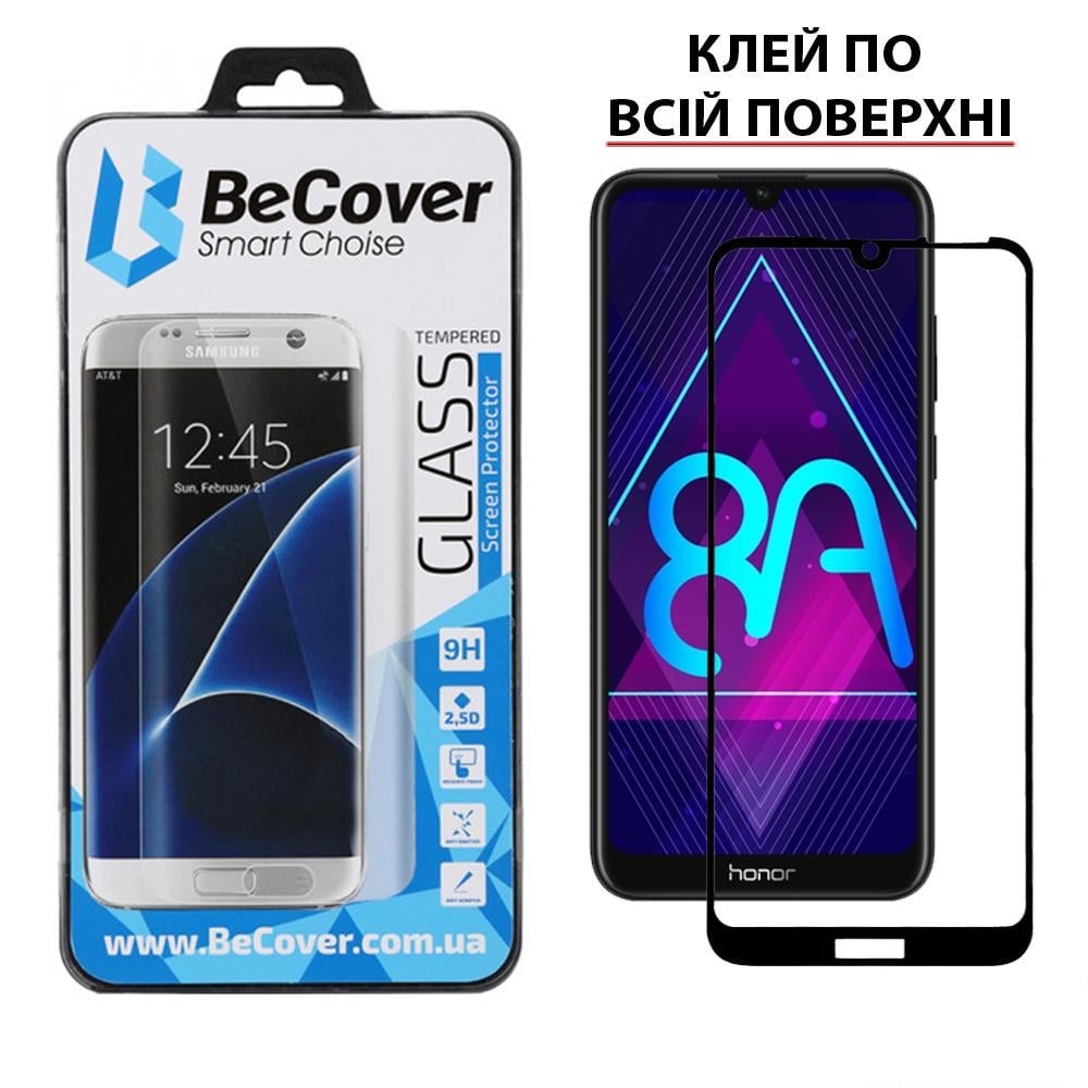 Захисне скло BeCover для Honor 8A/8A Prime Black (703670) - фото 6