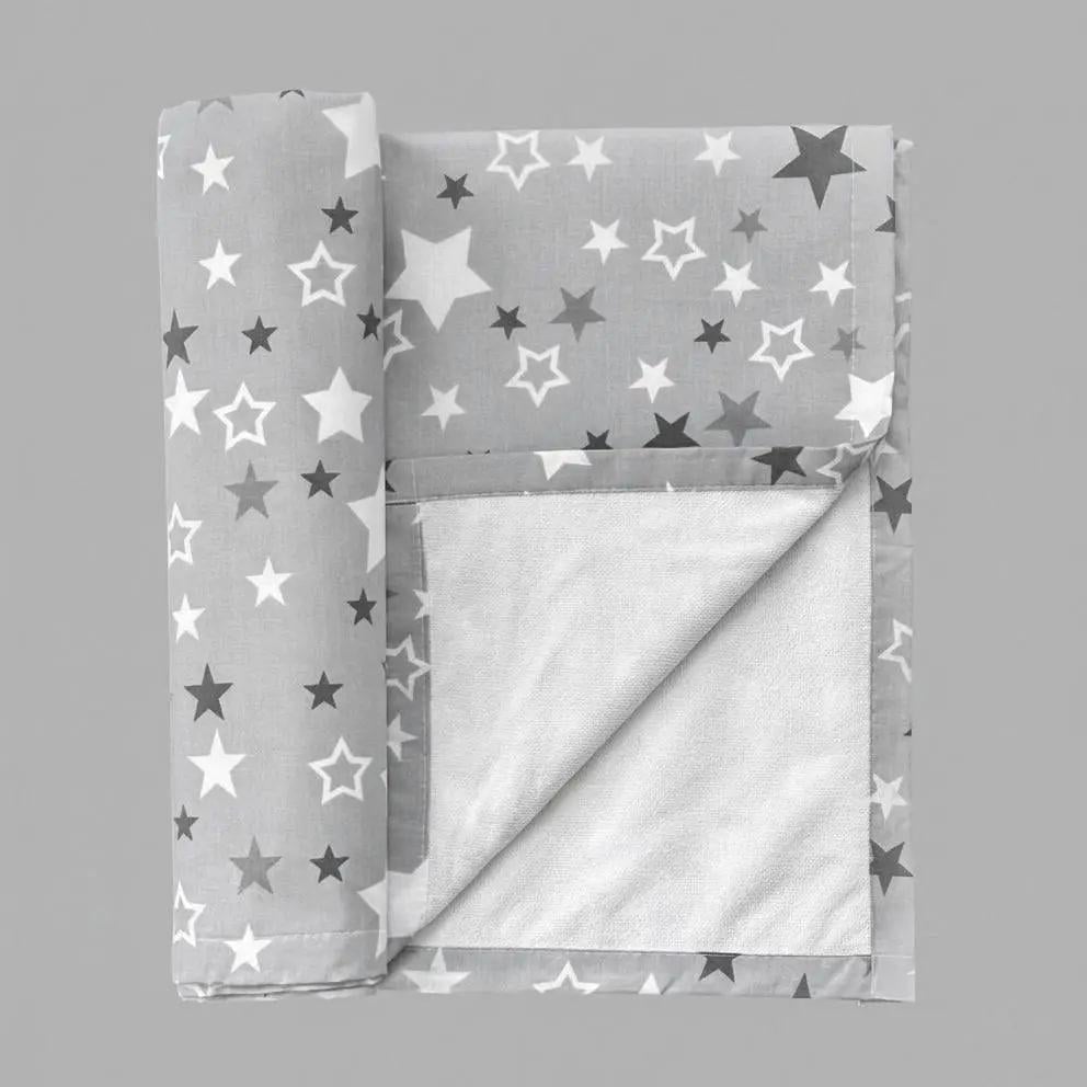 Пеленка детская непромокаемая BST хлопок/мембранная/бамбуковая махра 100х70 см Серый (1807553780)